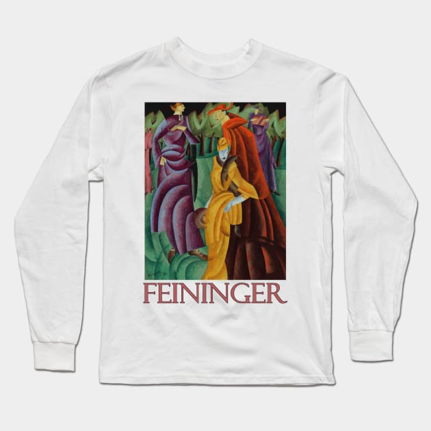 Jesuits III by Lyonel Feininger Long Sleeve T-Shirt by Naves